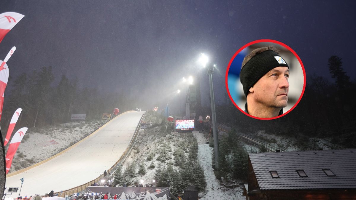 PAP / Grzegorz Momot/Daniel Kopatsch/Getty Images / Na głównym: skocznia im. Adama Małysza w Wiśle, w kółku: Sandro Pertile