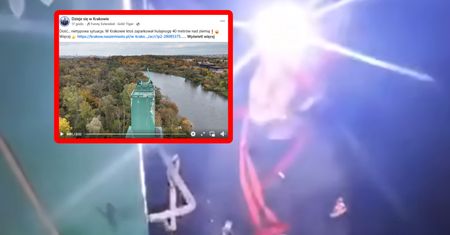 Ujęcia z Krakowa obiegły Polskę. Policja zabiera głos