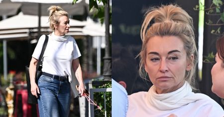 Martyna Wojciechowska odpoczywa z koleżankami w kawiarni, po czym drepcze do swojego mercedesa za PÓŁ MILIONA (ZDJĘCIA)