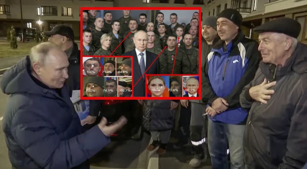 Putin spotkał się z mieszkańcami Mariupola? "To ochroniarze z FSO"