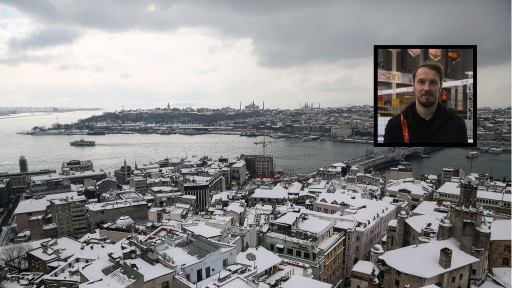 zima w Stambule w połowie marca