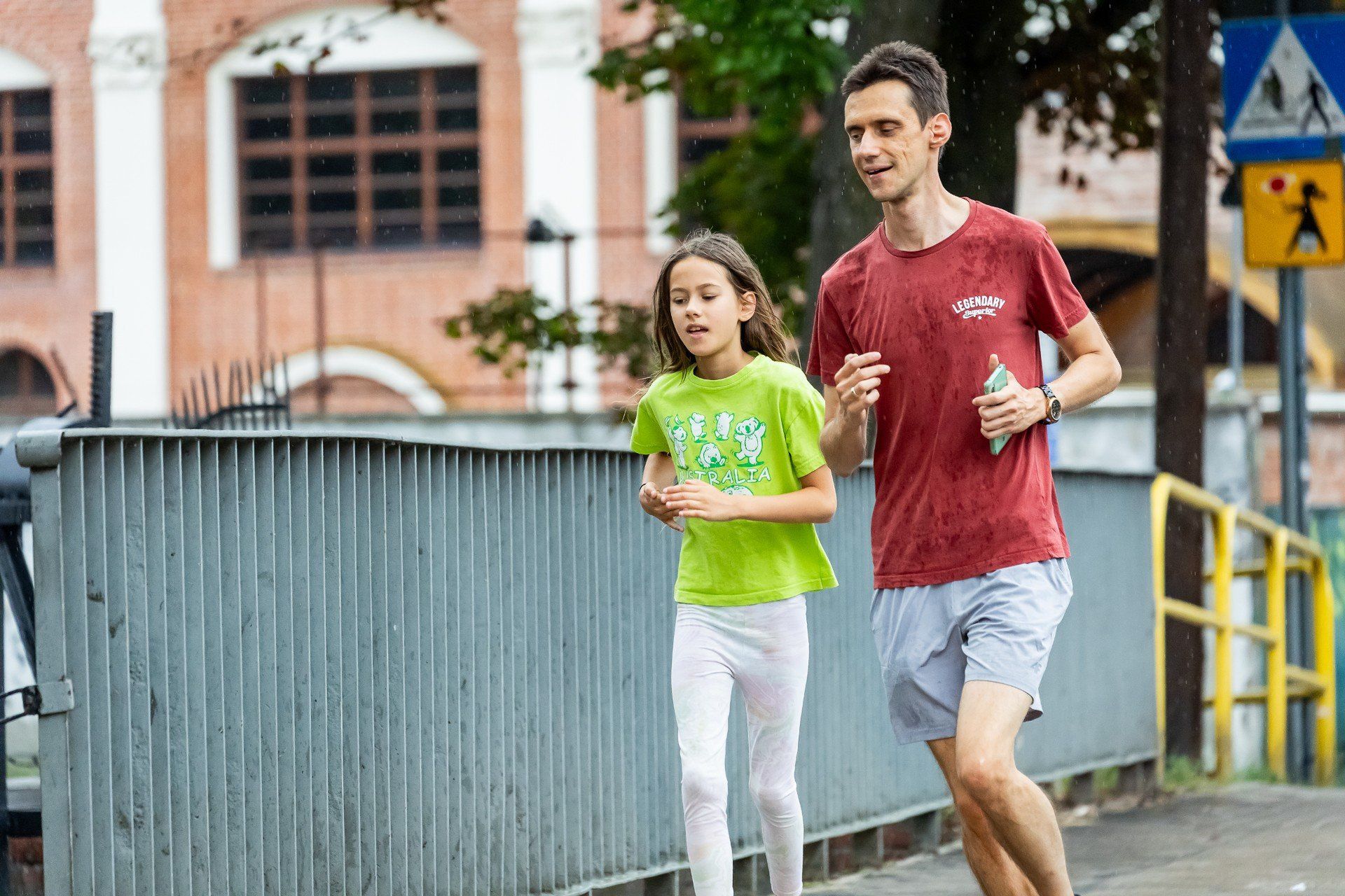 Pomimo kapryśnej pogody uśmiech nie schodził z twarzy uczestników Parkrun Bydgoszcz