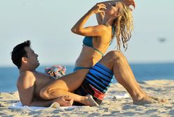 Joanna Krupa: Gorące igraszki na plaży z narzeczonym