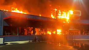 Przerażające sceny. Spłonął 67-letni stadion