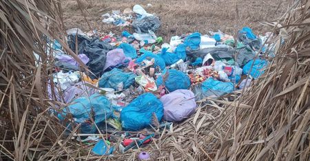 Wyrzucił śmieci na pole. Zdradził go paragon