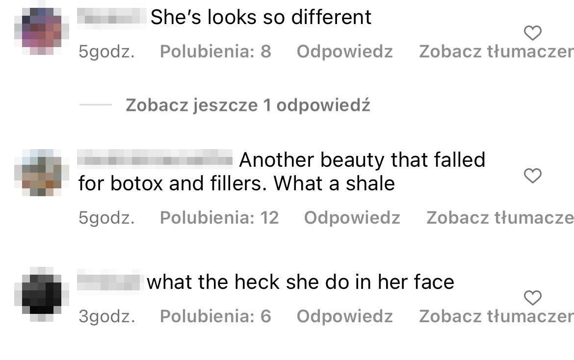 Komentarze pod zdjęciami Emily Blunt