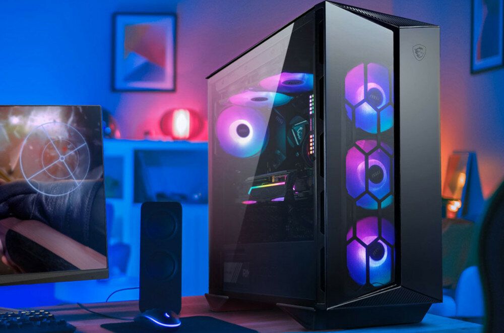 Komputer MAD DOG MD5600X-A03 R5-5600X 16GB RAM 500GB SSD 1TB HDD Radeon RX6600XT Windows 10 Home.