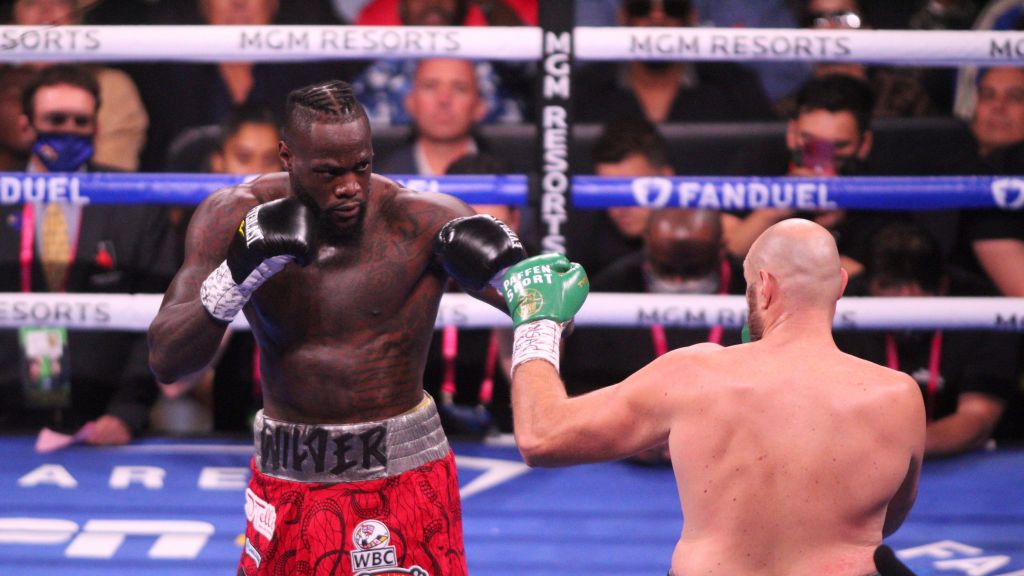 Getty Images / Tom Hogan/Anadolu Agency / Na zdjęciu: Deontay Wilder i Tyson Fury