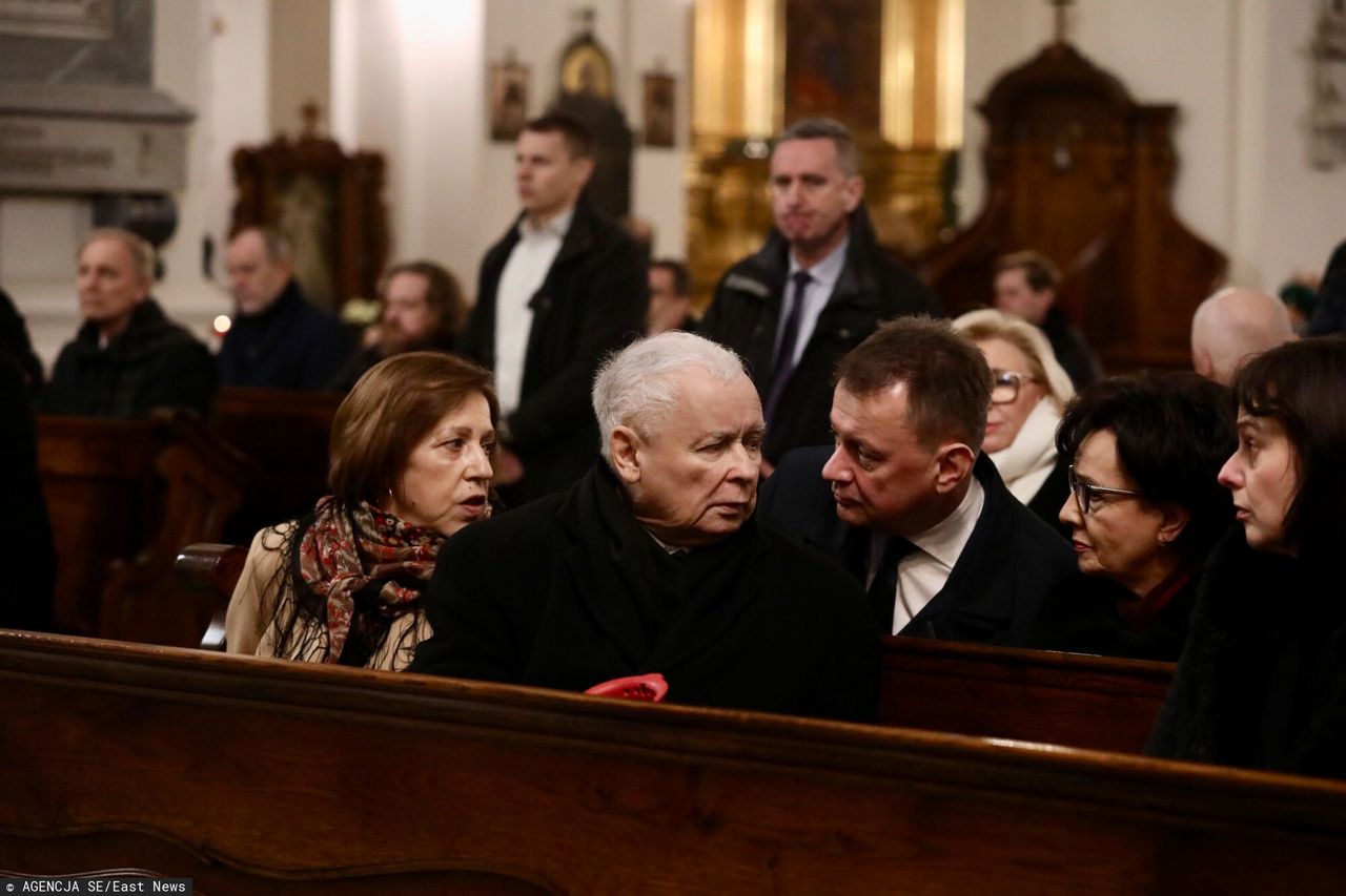 Barbara Skrzypek i Jarosław Kaczyński 