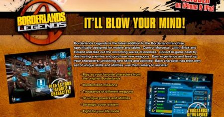 Nie wiem czy wiecie, ale Borderlands trafi również na iOS-a