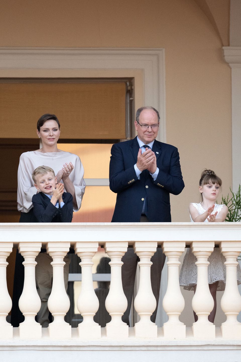 księżna Charlene z rodziną