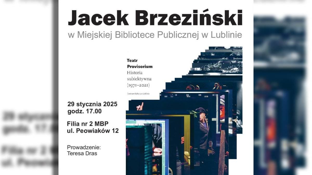 grafika Spotkanie z Jackiem Brzezińskim