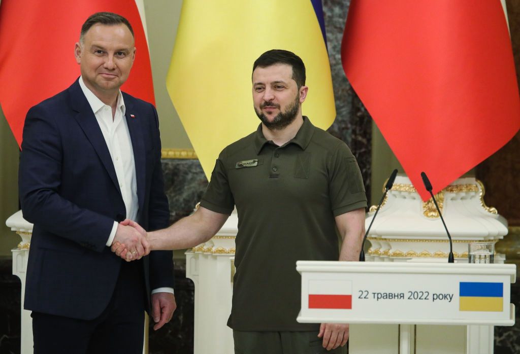Prezydent Polski Andrzej Duda podkreśla, że ma bardzo dobre relacje z Wołodymyrem Zełenskim, prezydentem Ukrainy