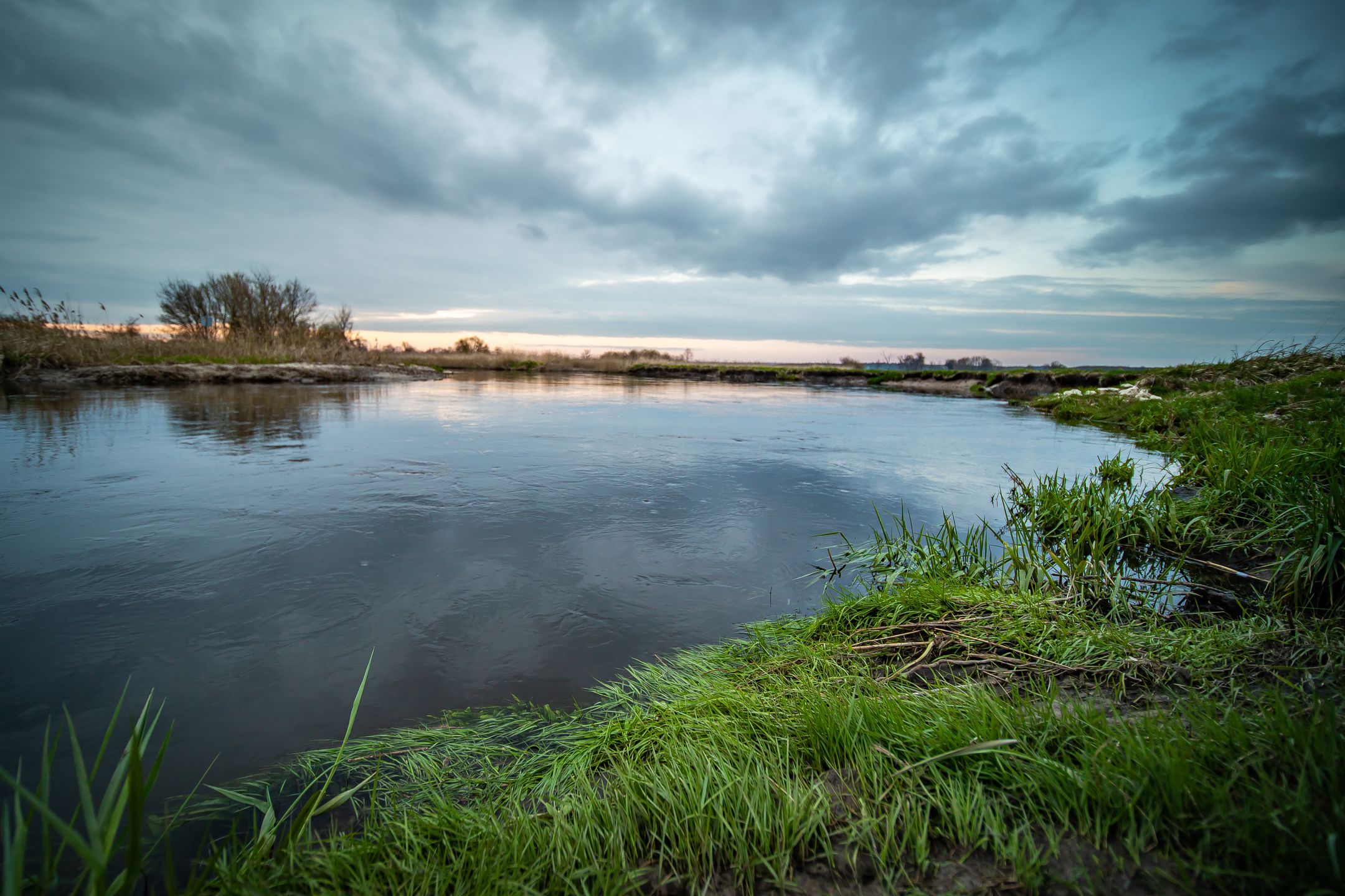Zachód słońca nad Nidą 