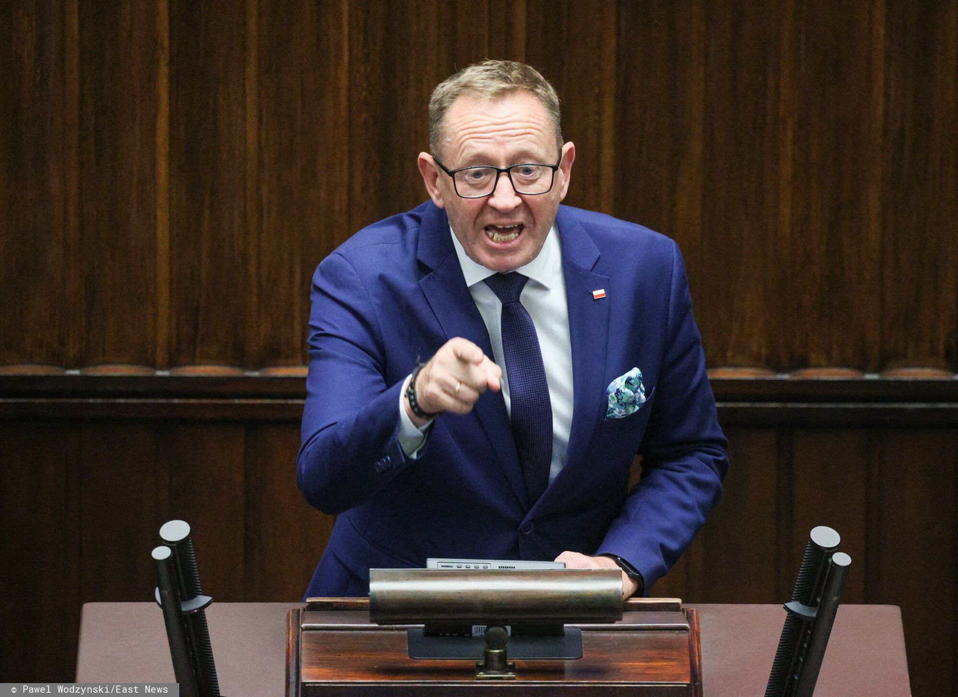 wiadomości,aktualności,WP Wiadomości Nerwowe tłumaczenia Telusa. Prowadzący nie wytrzymał