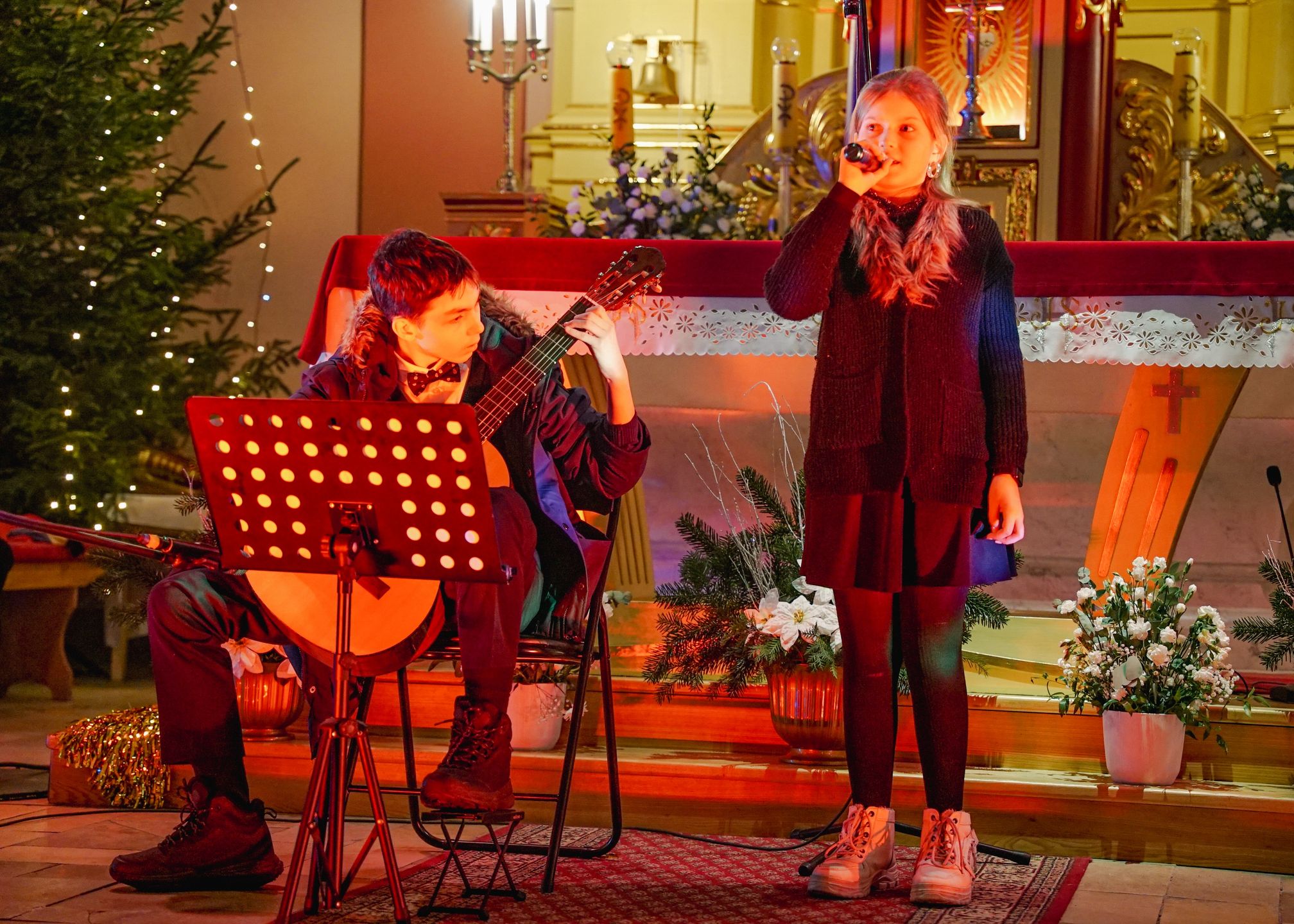 Koncert Kolęd uczniów Szkoły Podstawowej w Bielawach