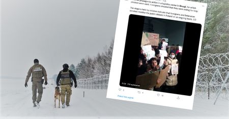 Kolejna akcja w Bruzgach. Wykorzystano w niej dzieci