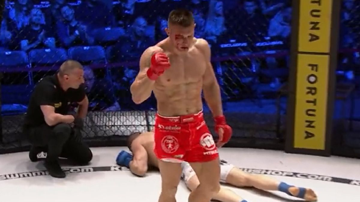 Twitter / Artur Szczepaniak poddał Jivko Stoimenova na KSW 69
