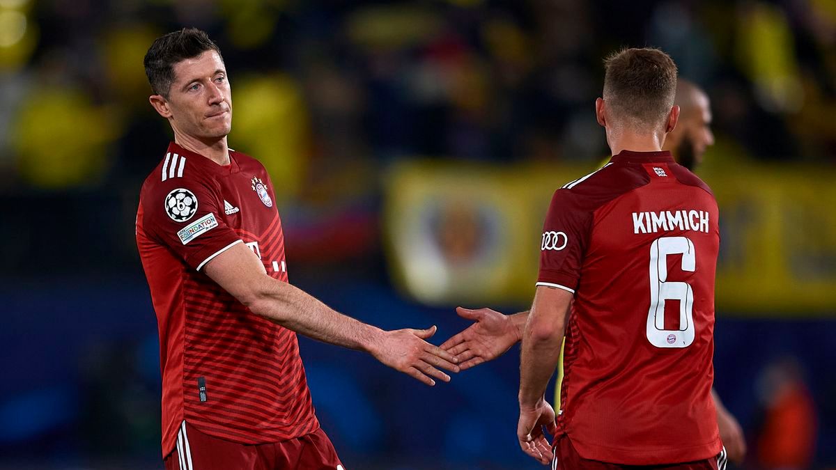 Getty Images / Quality Sport Images / Robert Lewandowski i Joshua Kimmich 