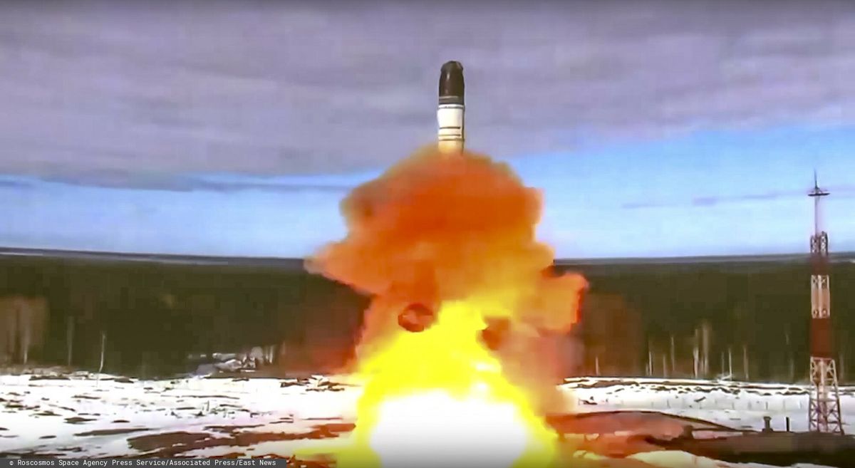 Rosjanie przetestowali pocisk RS-28 "Sarmat"

