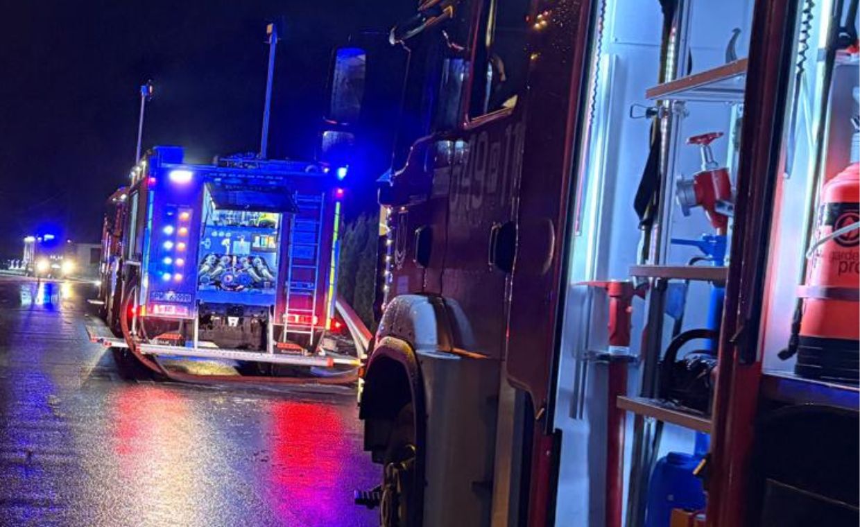 Wbiegła do płonącego mieszkania i uratowała sąsiada. Był pijany