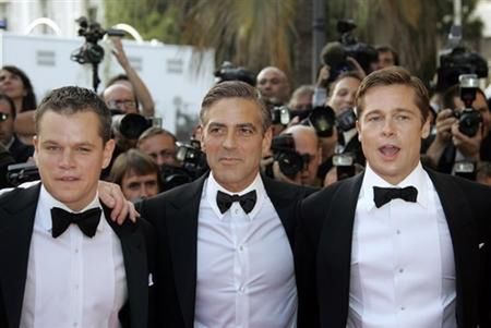 Brad Pitt , George Clooney , Matt Damon