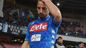 Serie A: SSC Napoli - Hellas. Element na cześć Driesa Mertensa na koszulkach