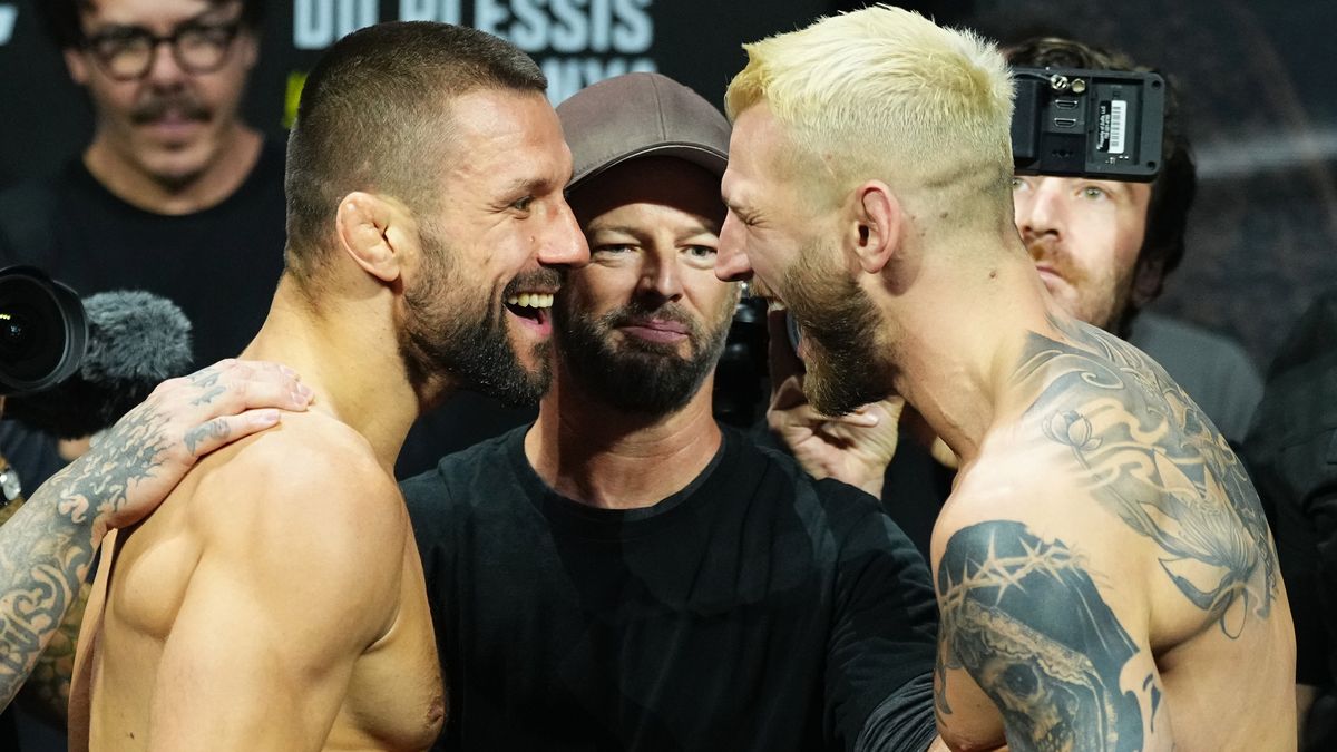 Getty Images / Jeff Bottari/Zuffa LLC / Na zdjęciu Mateusz Gamrot i Dan Hooker