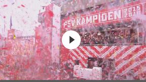 Piłkarze i kibice PSV świętowali mistrzostwo Holandii