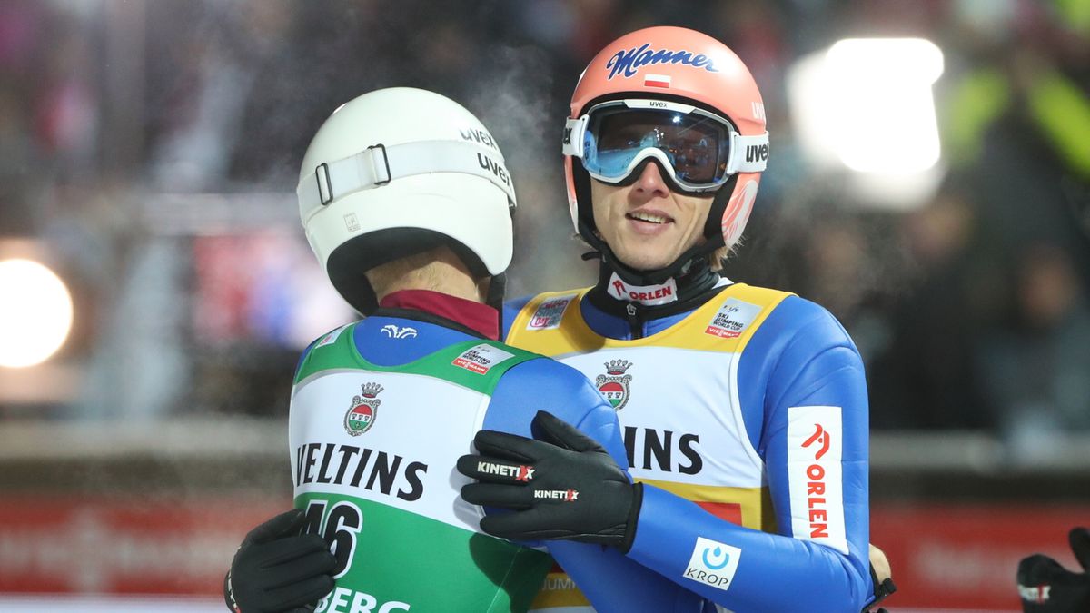 PAP / Grzegorz Momot / Na zdjęciu: Piotr Żyła i Dawid Kubacki