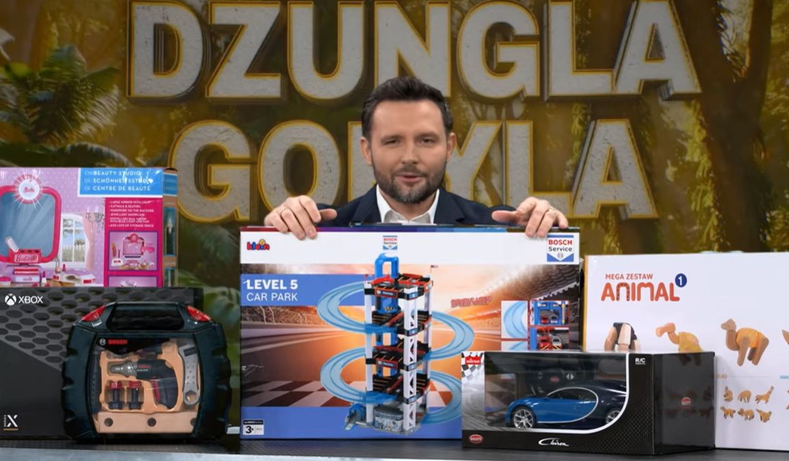 Prezenterzy Republiki pokazują produkty dostępne na Goryla.pl