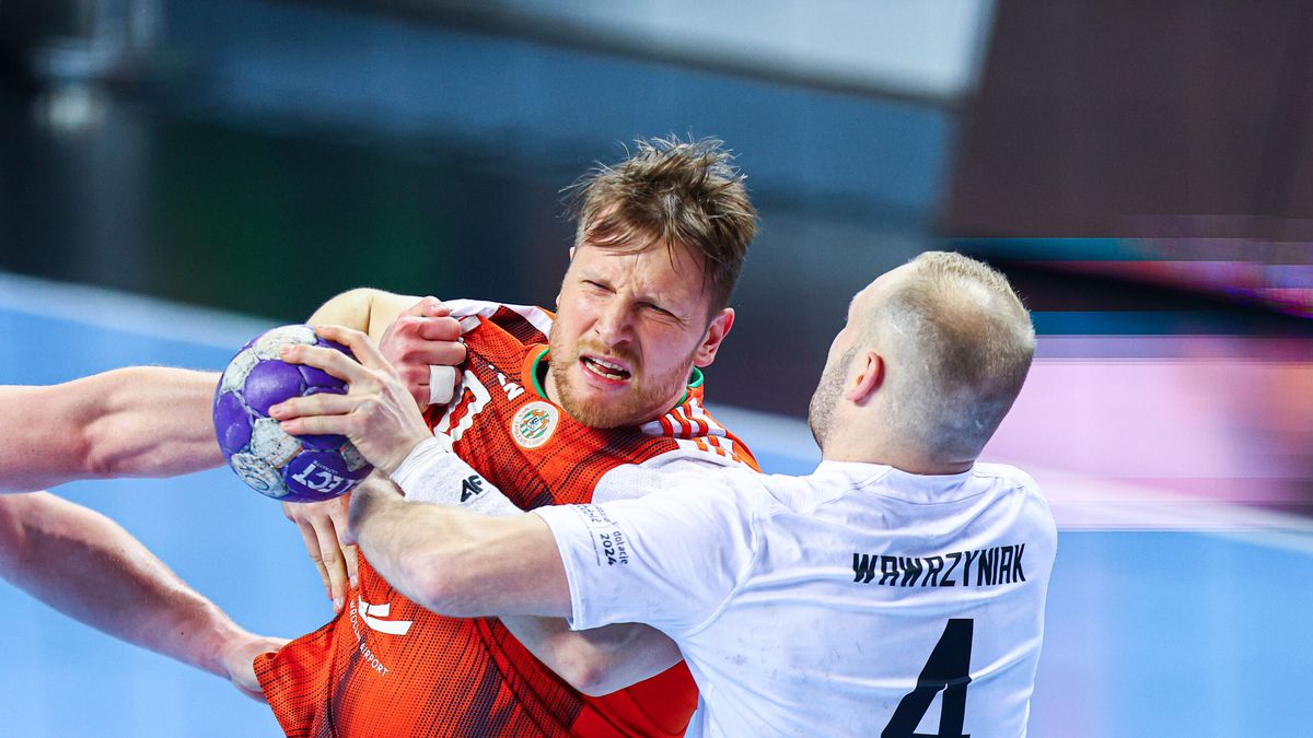 Materiały prasowe / Orlen Superliga/Paweł Andrachiewicz / Na zdjęciu: szczypiorniści MKS Zagłębia Lubin i Piotrkowianina Piotrków Trybunalski