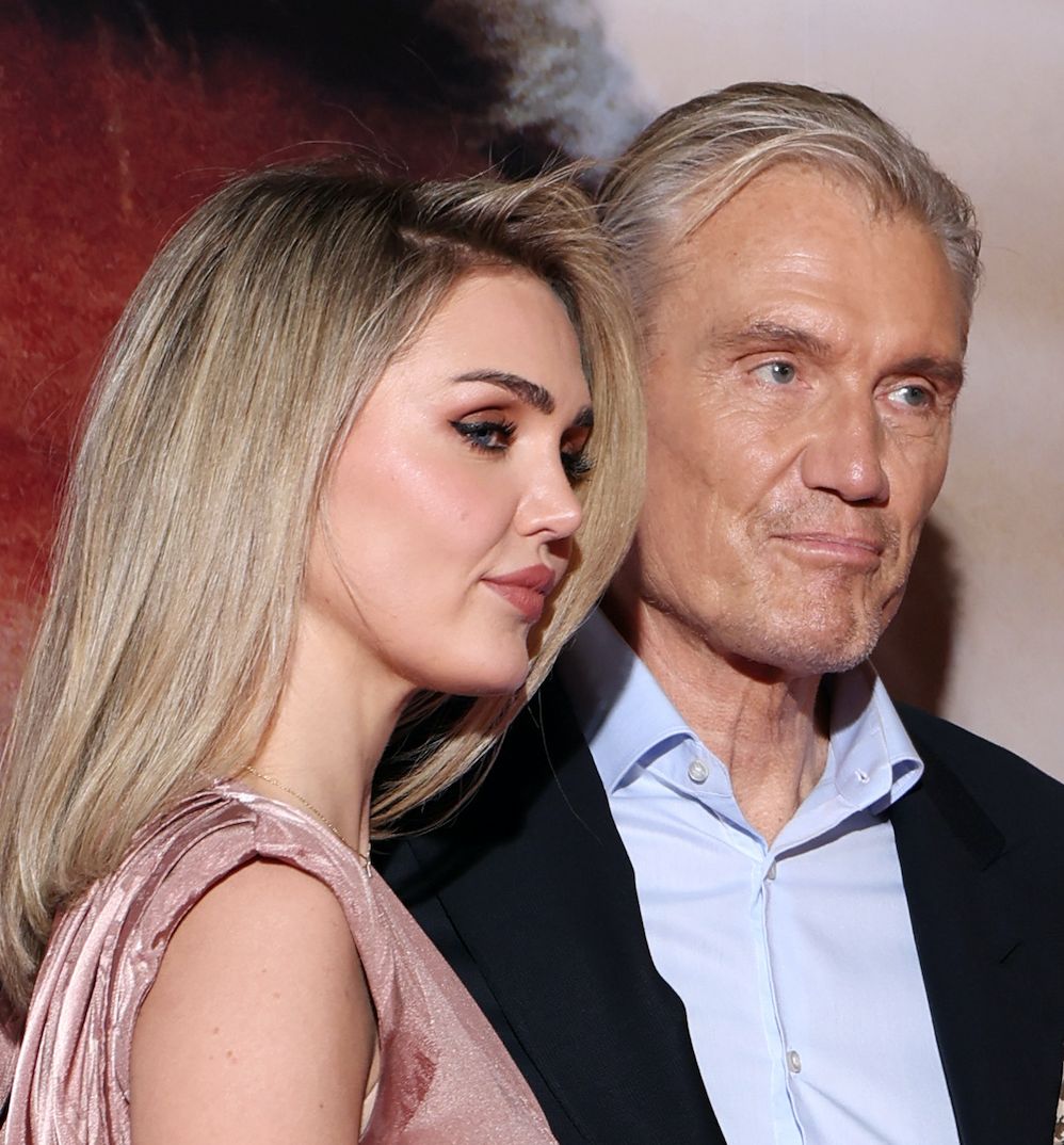Emma Krokdal i Dolph Lundgren na Festiwalu Filmowym w Turynie