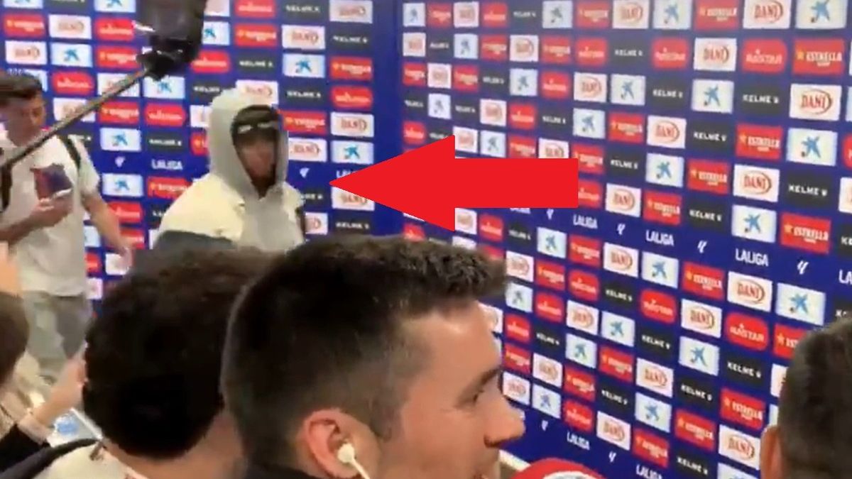 Jules Kounde po meczu FC Barcelony z Espanyolem