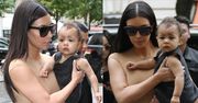 Kim Kardashian Z CÓRKĄ w Paryżu! (ZDJĘCIA)