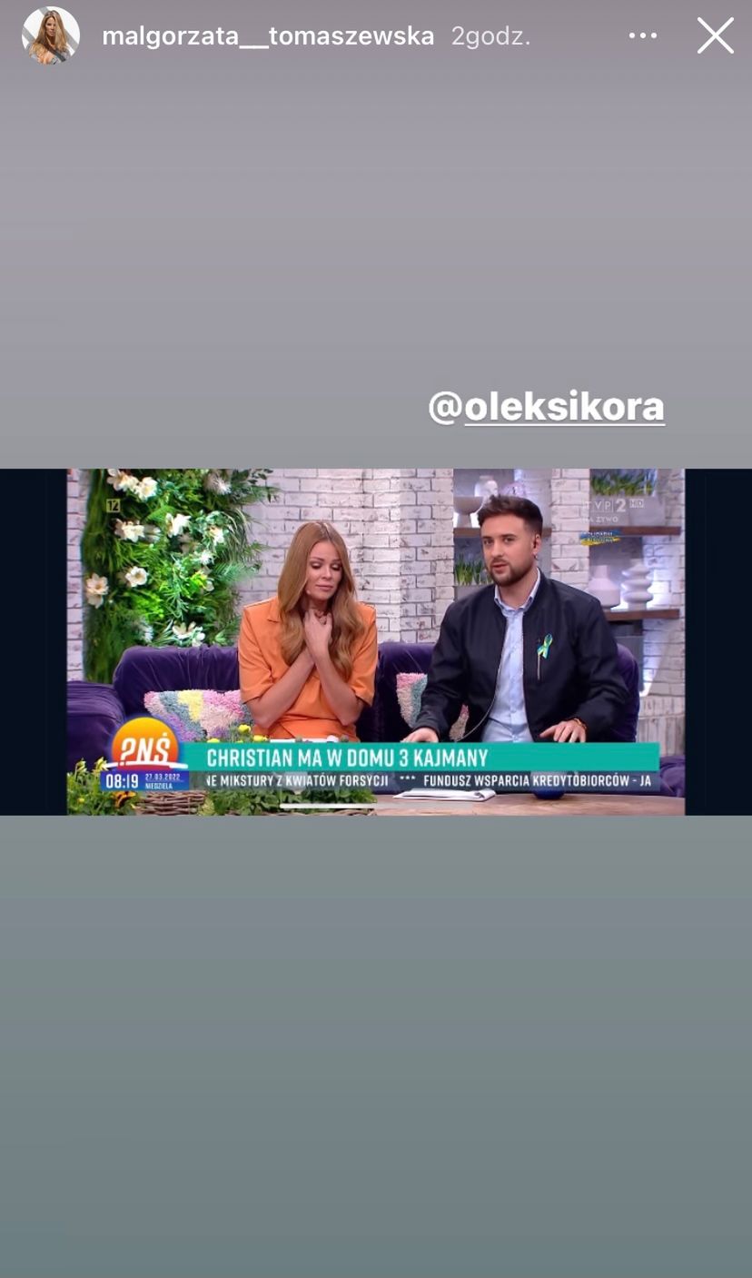 Małgorzata Tomaszewska - wpadka w Pytaniu na śniadanie