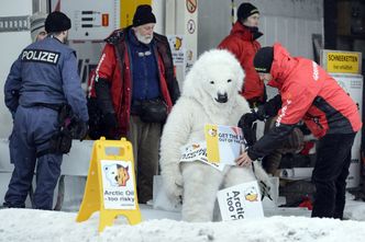 Shell zablokowany w Davos. Protest ekologów