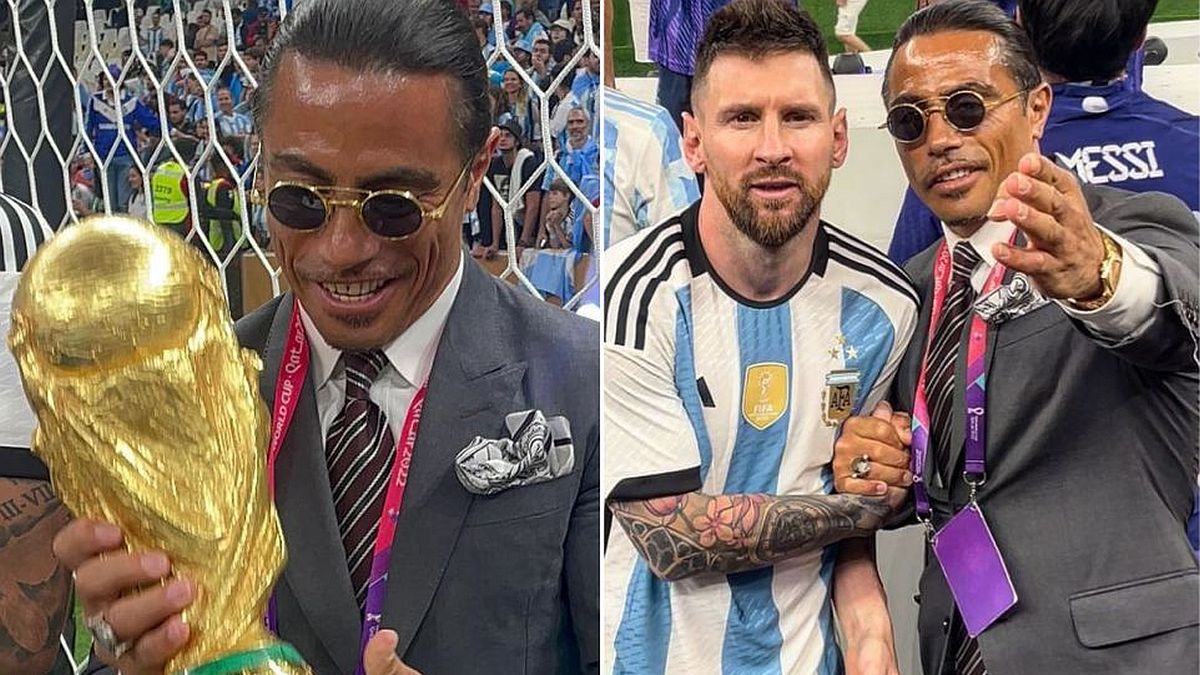 Instagram / www.instagram.com/nusr_et / Turecki kucharz Salt Bae po finale MŚ 2022 w Katarze