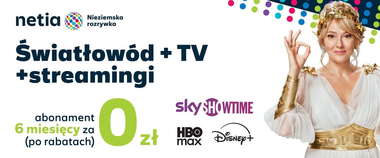 Netia kusi streamingiem. Ruszyła kampania "Skomponuj swój rozrywkowy róg obfitości"