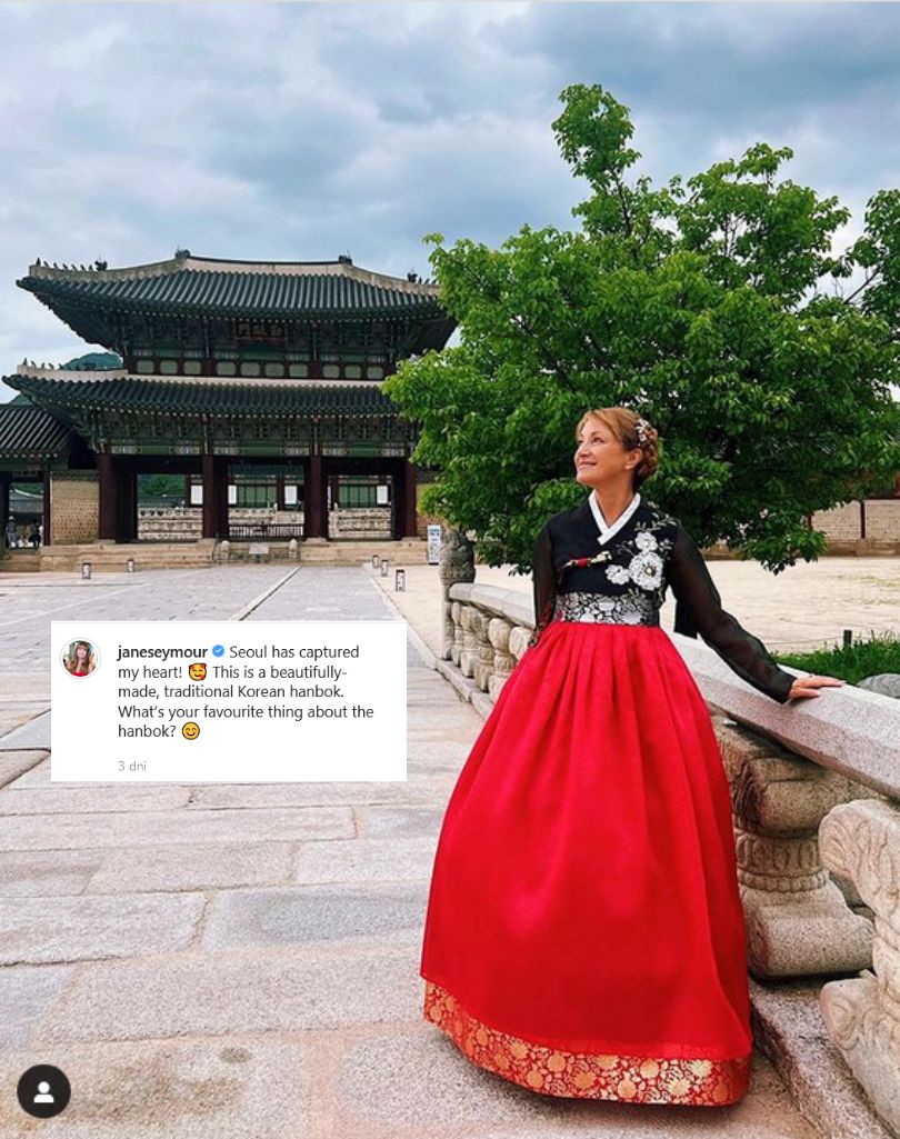Jane Seymour celebruje koreański ślub syna