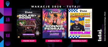 Weekend w Tutaj. Przystań Towarzyska. Ronnie Ferrari, SKOLIM i Boiler Room w Płocku