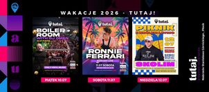 Weekend w Tutaj. Przystań Towarzyska. Ronnie Ferrari, SKOLIM i Boiler Room w Płocku