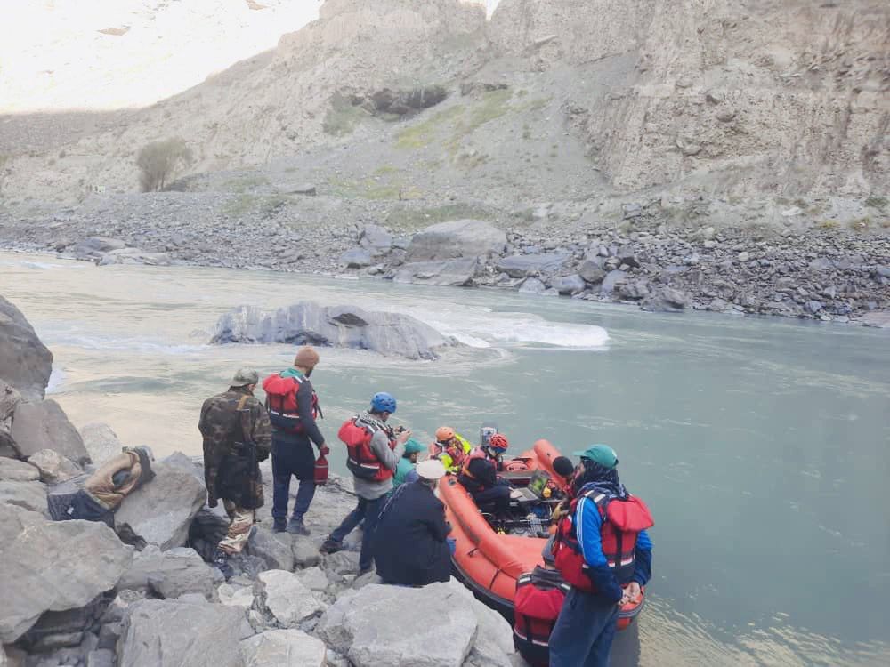 Ujęcie z akcji poszukiwawczej w Afganistanie.