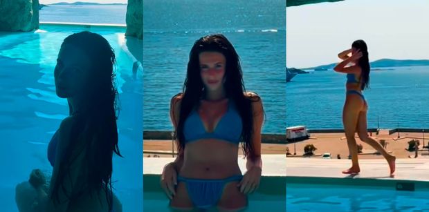 Roksana Węgiel smaży się w bikini na greckim słońcu, chwaląc się ZABÓJCZĄ sylwetką (ZDJĘCIA)