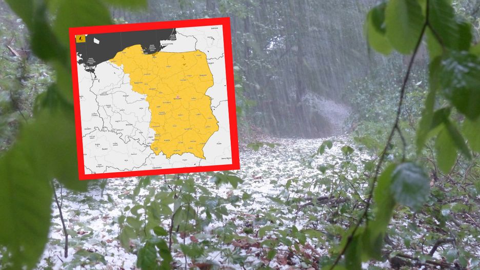 Silne burze nad Polską, ostrzeżenia dla 12 województw