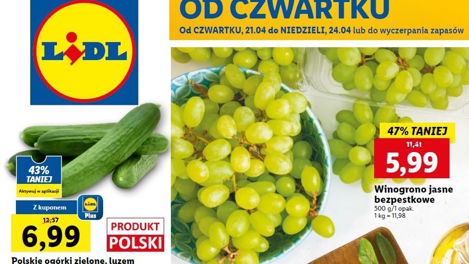 Lidl gazetka od czwartku 21 kwietnia [21.04]