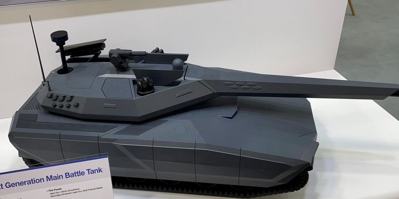 Model południowokoreańskiego czołgu przyszłości K3