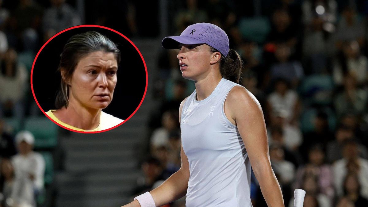 Getty Images / Han Myung-Gu/Getty Images/Robert Prange / Na dużym zdjęciu Iga Świątek, na małym Dinara Safina