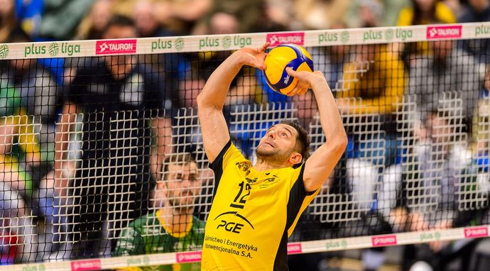 Siatkówka mężczyzn: PlusLiga - mecz: PGE GieK Skra Bełchatów - ZAKSA Kędzierzyn-Koźle