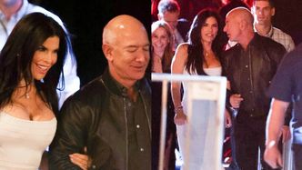 Ukochana Jeffa Bezosa eksponuje głęboki dekolt, opuszczając z 57-letnim multimiliarderem koncert Justina Biebera (ZDJĘCIA)